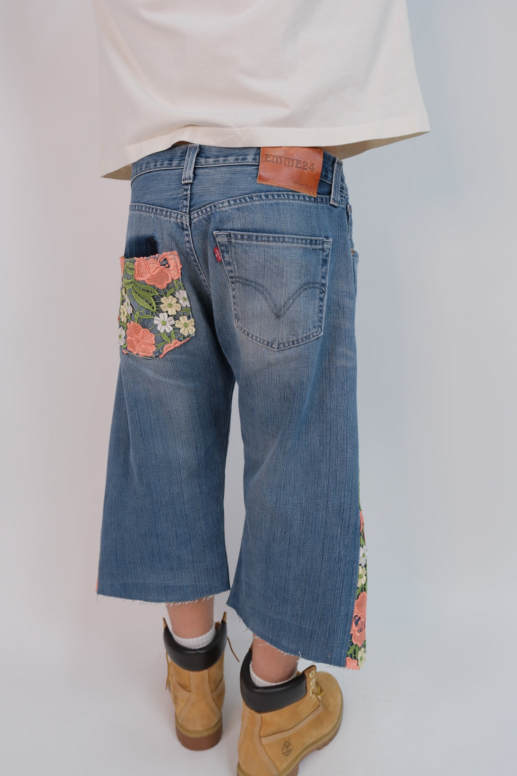 SHORTS MACRAMÈ PINK